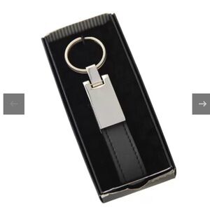 Faux leather keychain, 5 pack. New